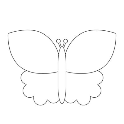 Butterfly Template Childhood Magic
