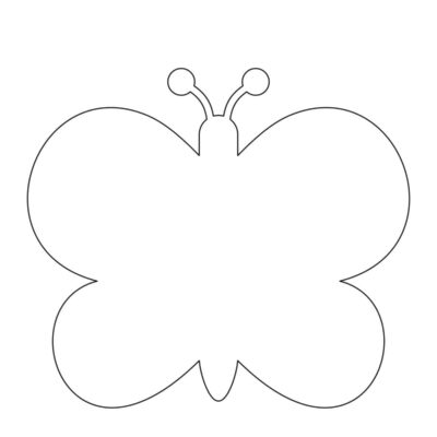 Butterfly Template Childhood Magic