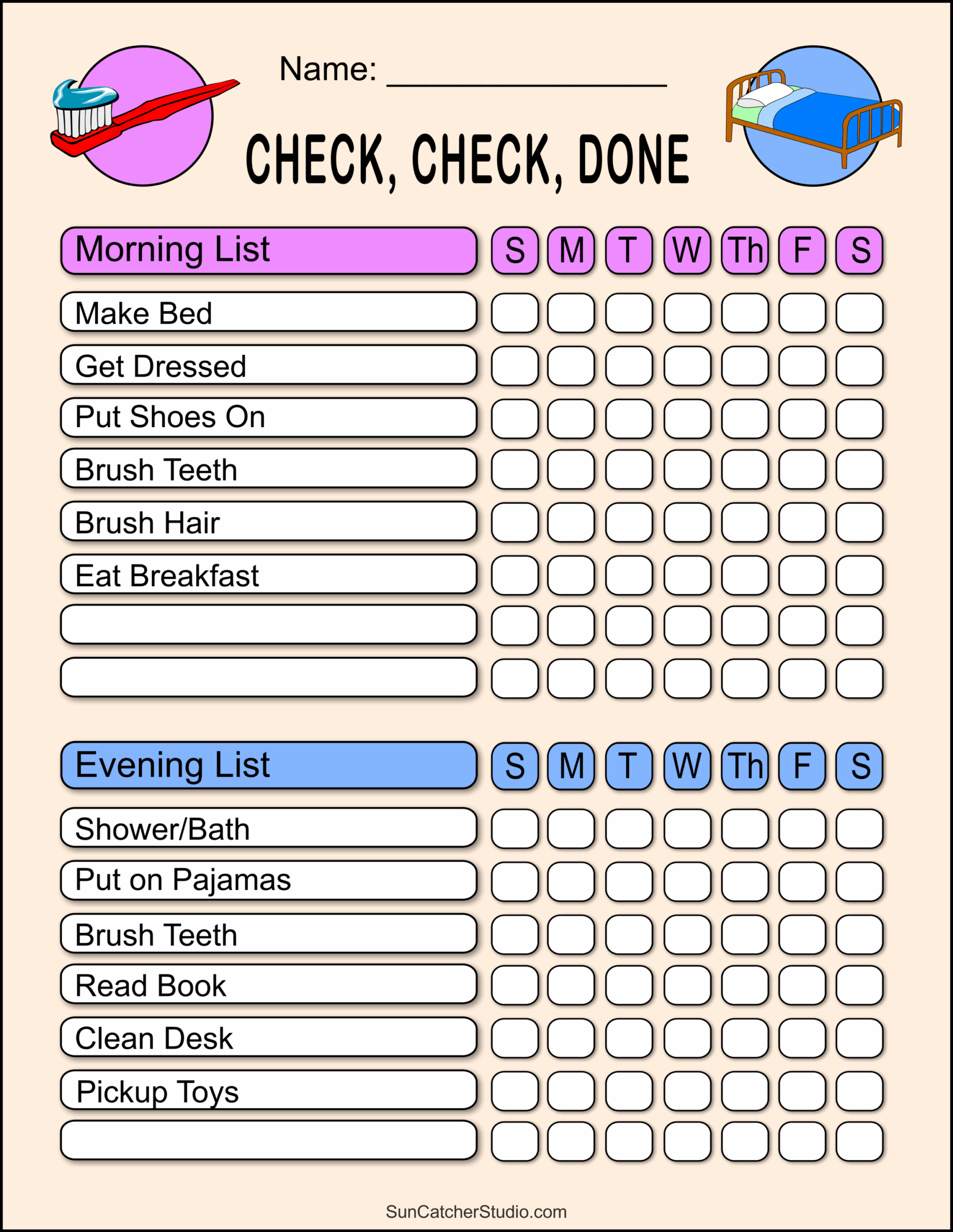 Chore Charts Printable Editable Daily Weekly Templates Free Printables Monograms Design Tools Patterns DIY Projects Chore Charts Printable Editable Daily Weekly Templates Free Printables Monograms Design Tools Patterns DIY Projects