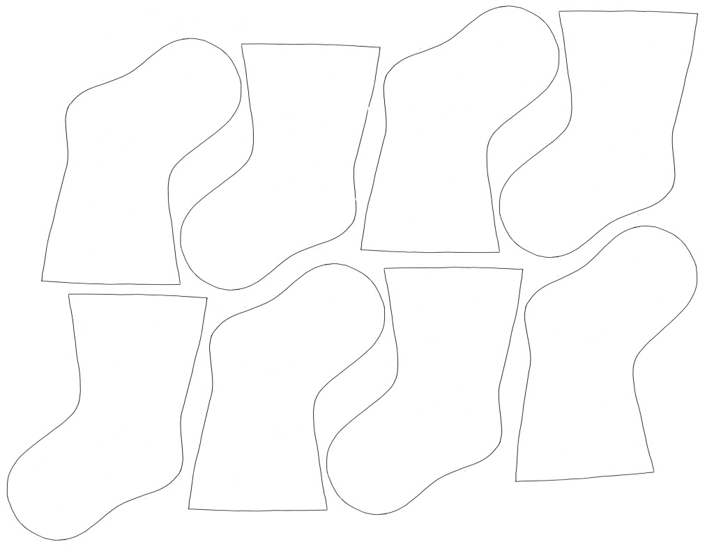 printable stocking template