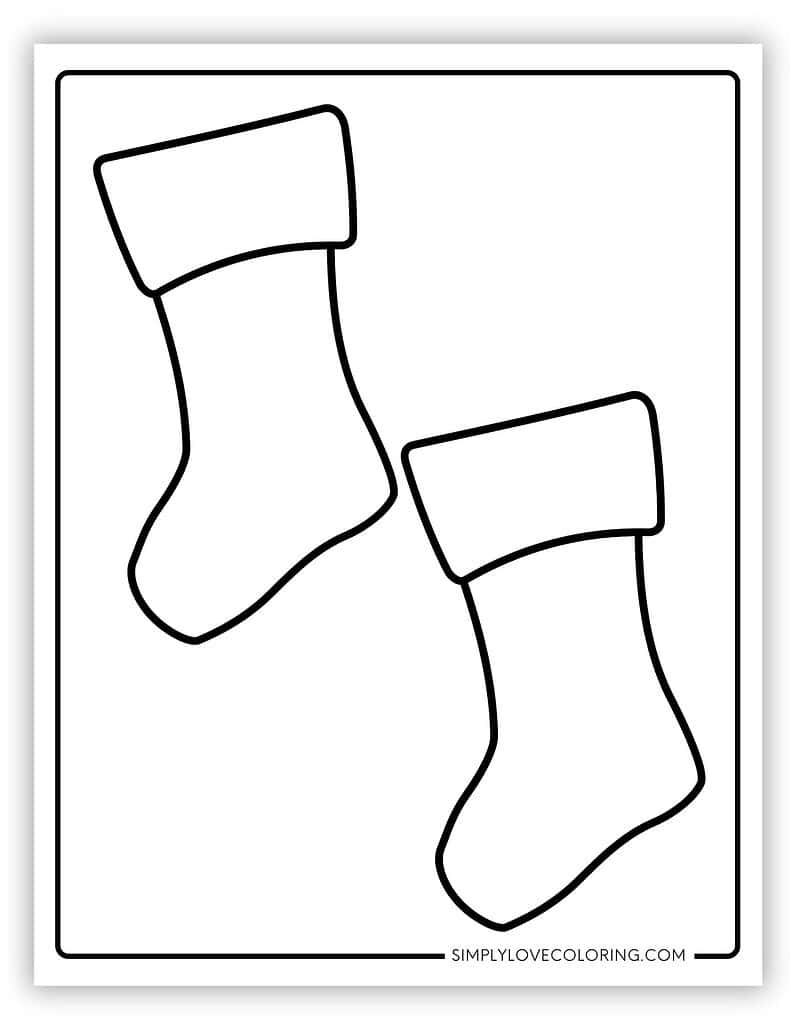 stocking printable template