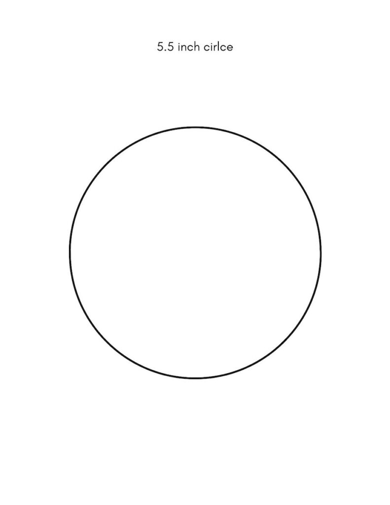 printable circle templates
