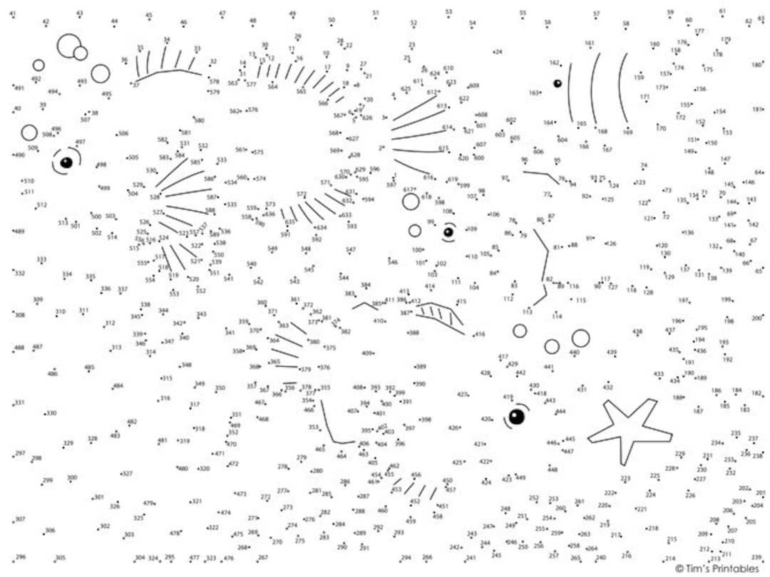 Clownfish Dot to dot Connect The Dots PDF 636 Dots Etsy Clownfish Dot to dot Connect The Dots PDF 636 Dots Etsy