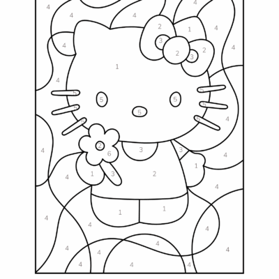 Color By Number Coloring Pages 50 Free Printable PDFs