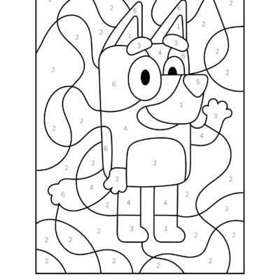 Color By Number Coloring Pages 50 Free Printable PDFs