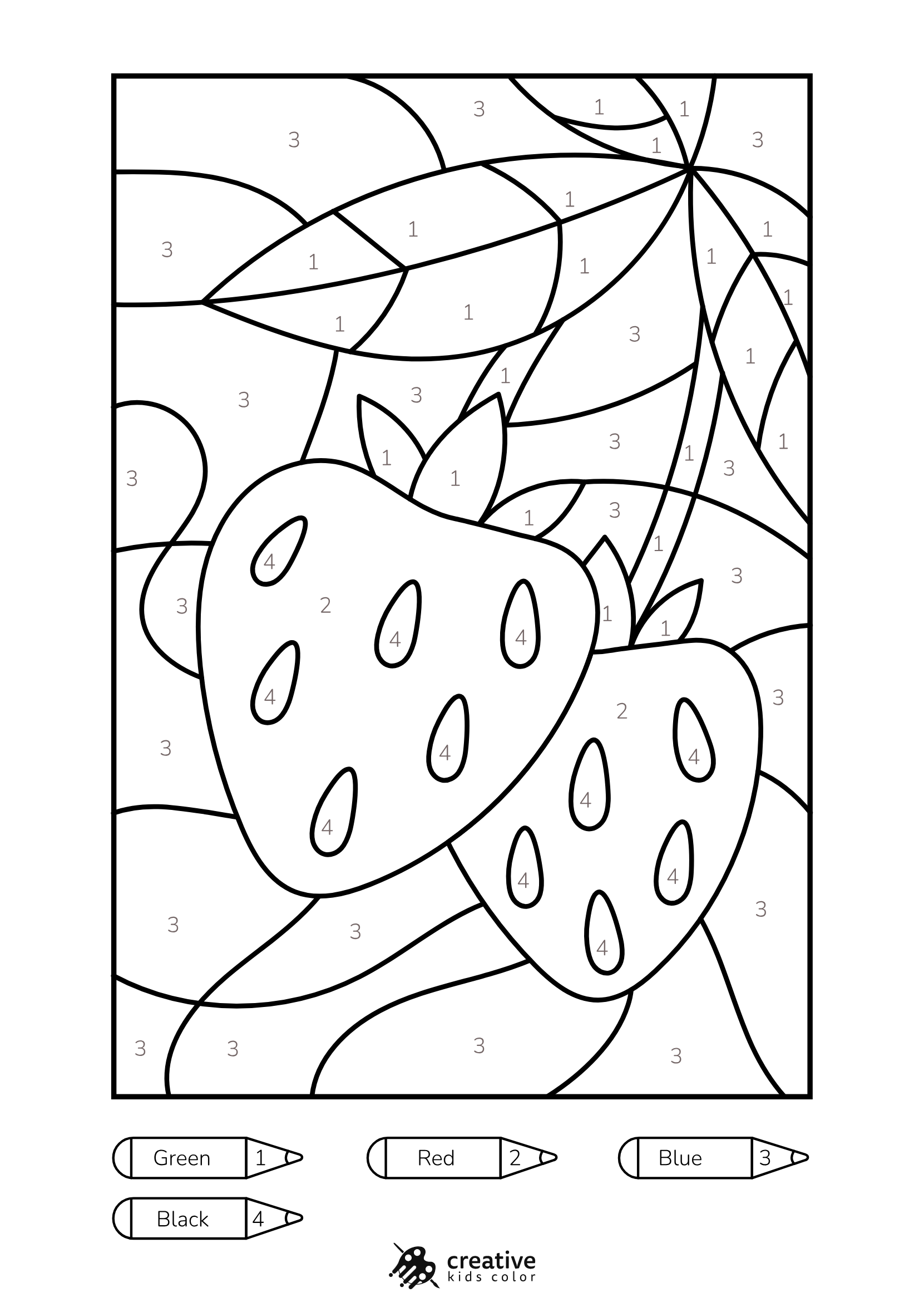 Color By Number Coloring Pages 50 Free Printable PDFs 