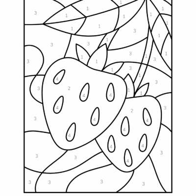 Color By Number Coloring Pages 50 Free Printable PDFs