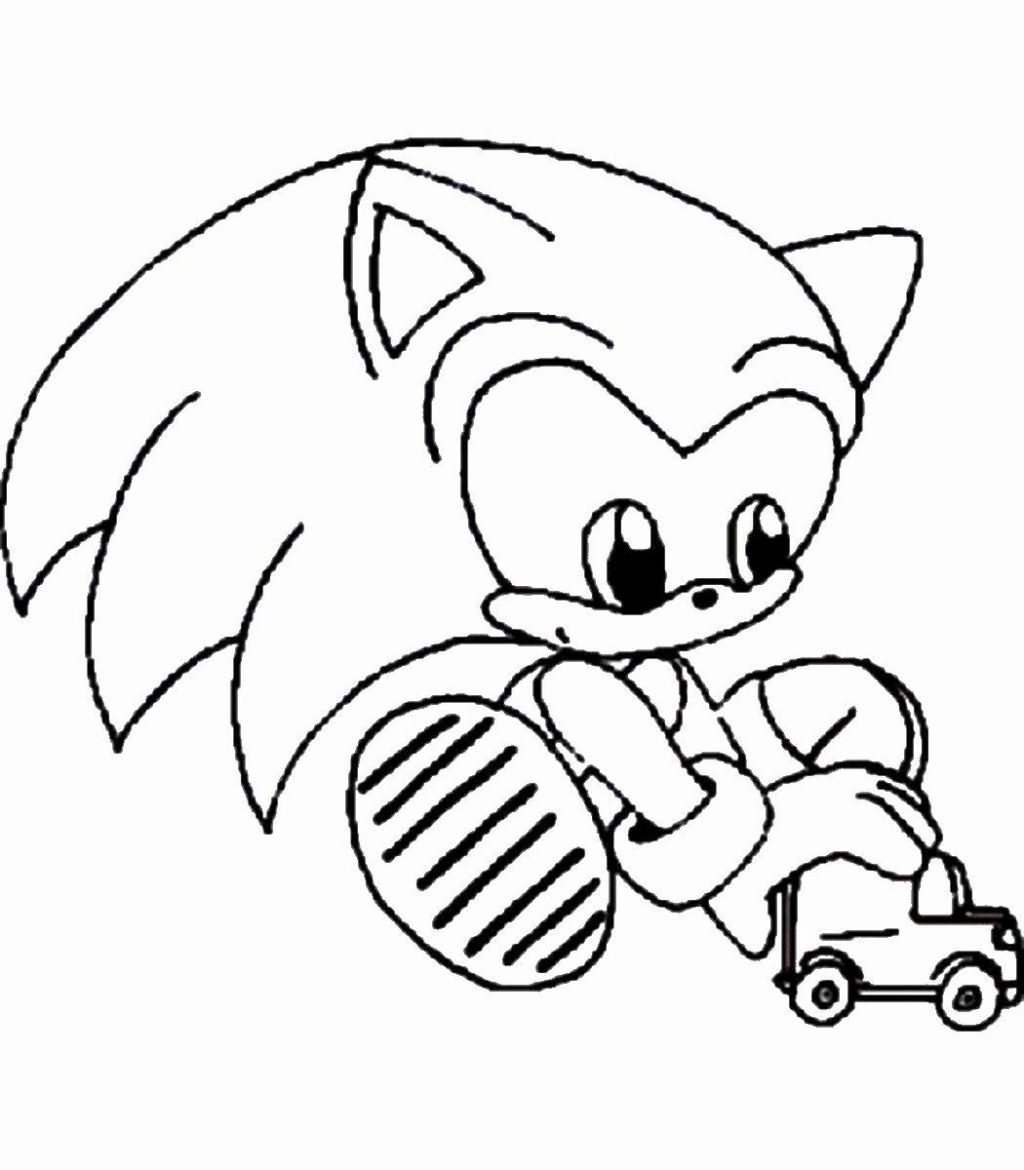 sonic hedgehog coloring pages printable