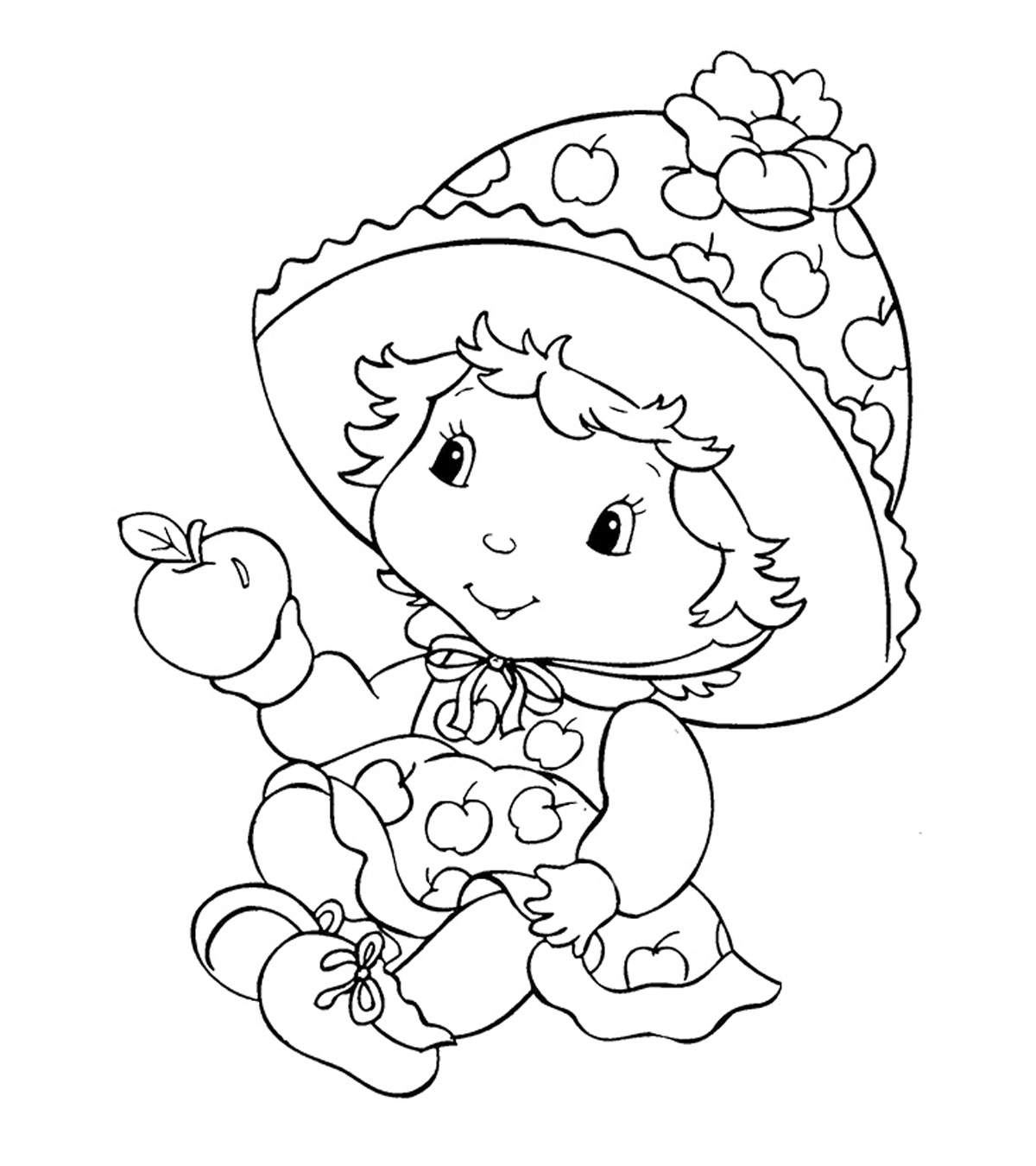 strawberry shortcake printable coloring pages strawberry shortcake printable coloring pages