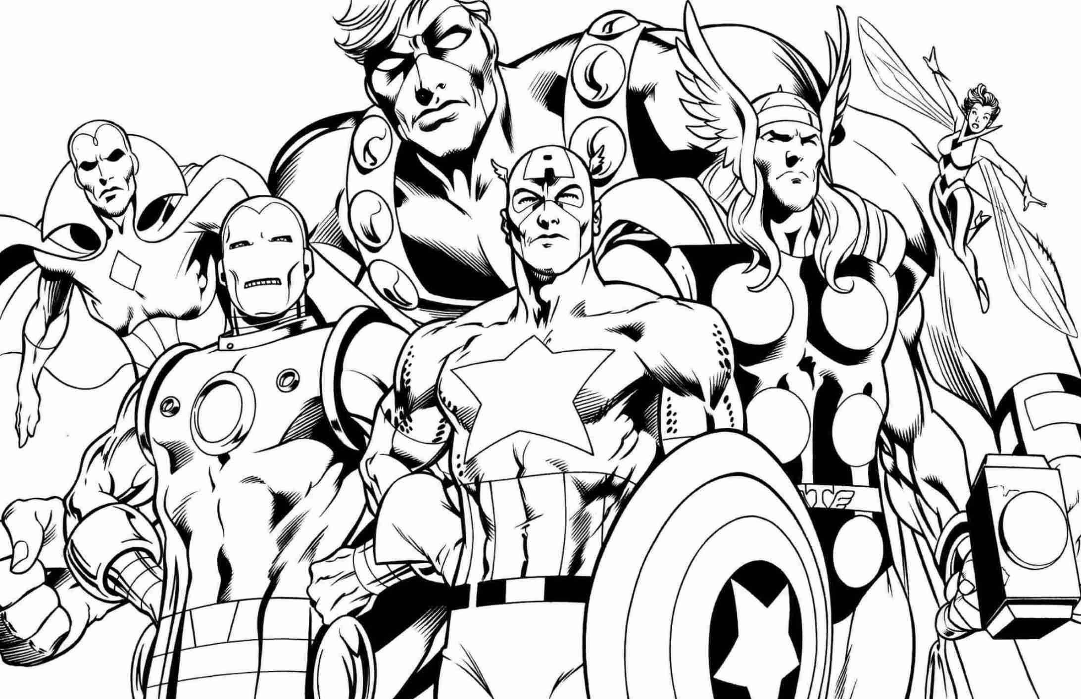 Coloring Pages Superhero Coloring Page Avengers Coloring Pages Superhero Coloring Page Avengers