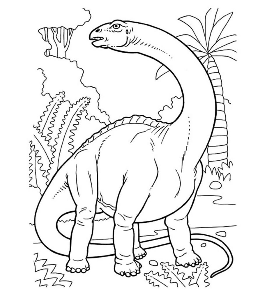 dinosaur printable colouring pages