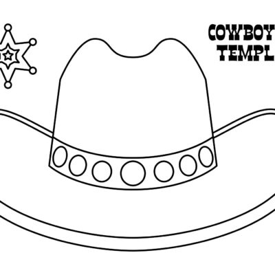 Cowboy Hat Template 10 Free PDF Printables Printablee