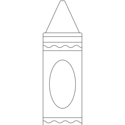 Crayon Template Childhood Magic