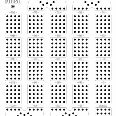 Cribbage Board Template Cribbage Online