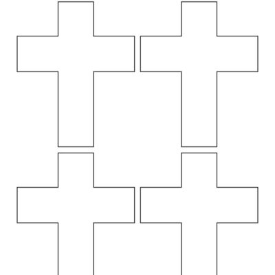 Cross Template Free Printable Childhood Magic