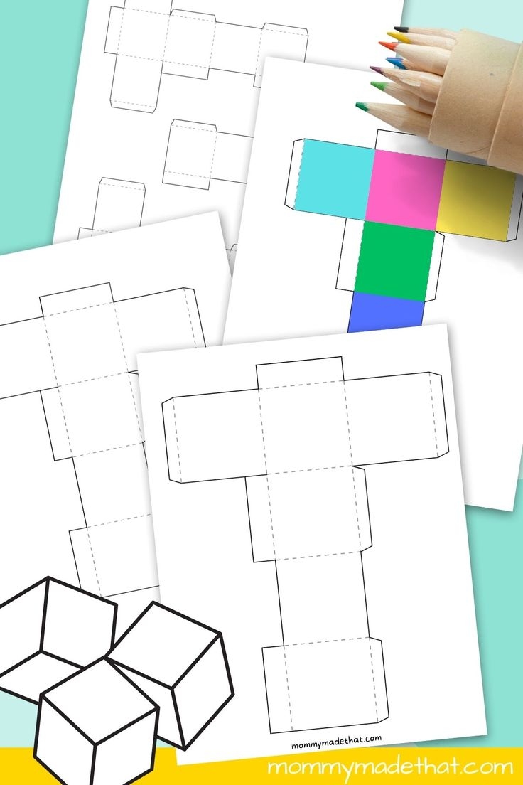printable cube template printable cube template
