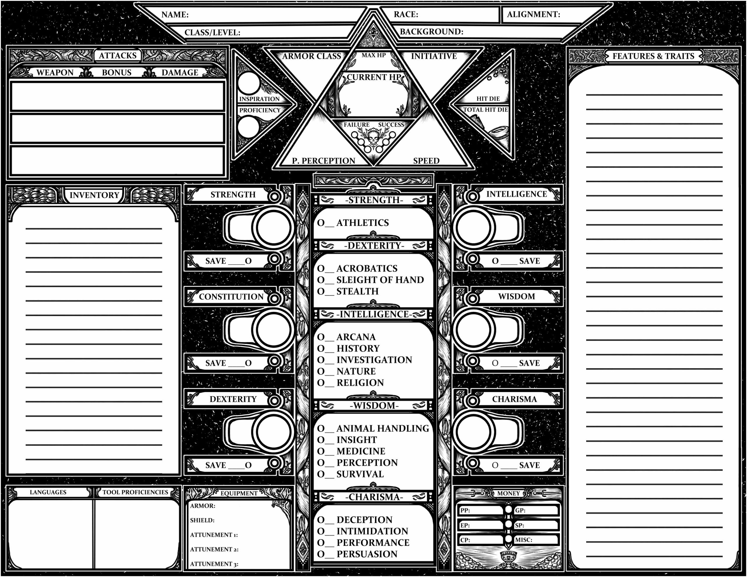 printable dnd character sheet