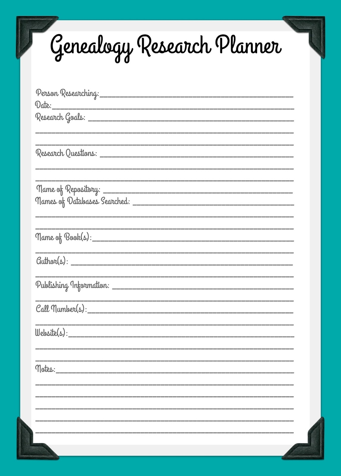 Dawning Genealogy Genealogy Do Over Cycle 4 Week 3 Tracking And Conducting Research