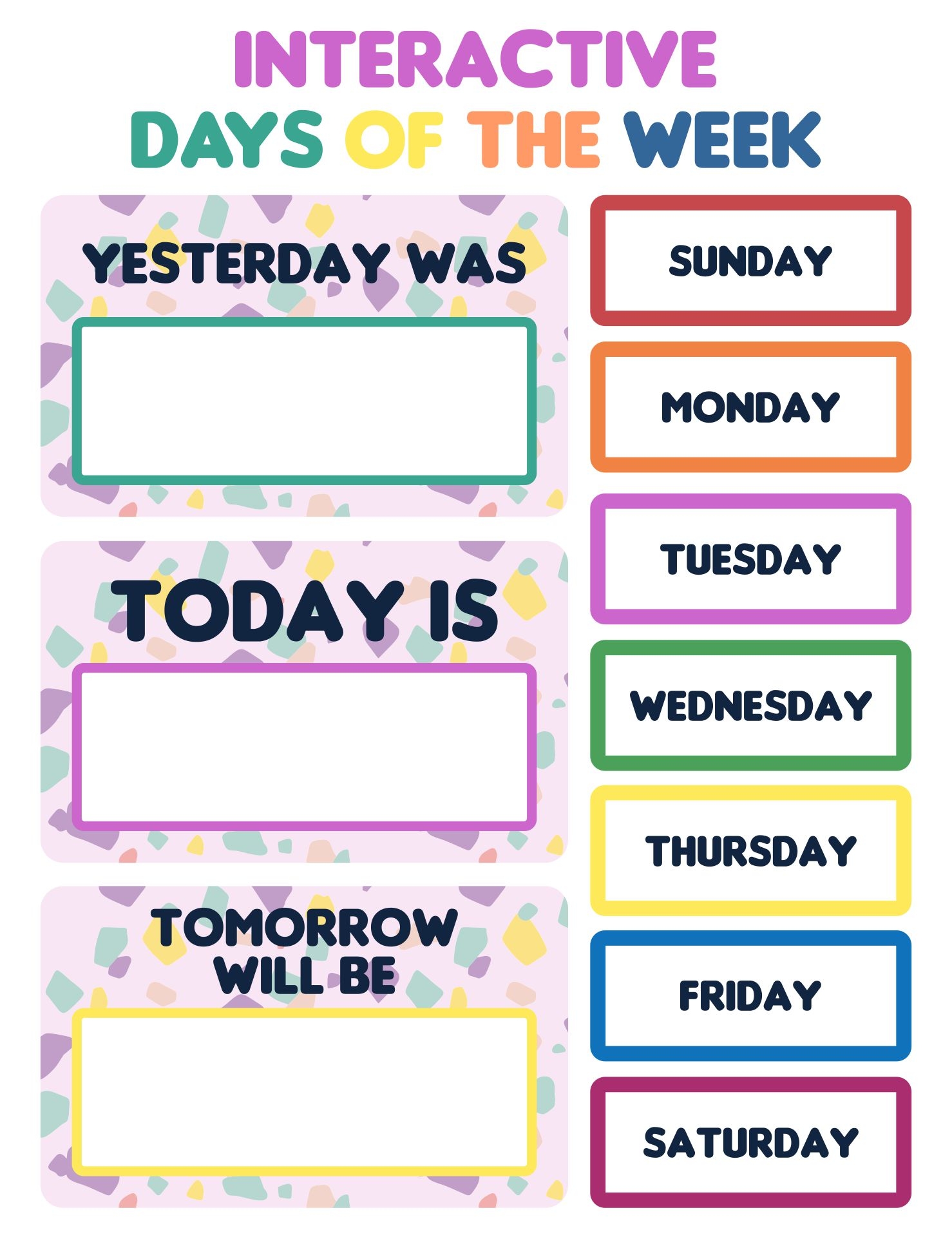 Days Of The Week Labels Printable Free Www lx iriss uk