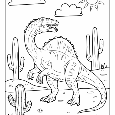 Dinosaur Coloring Pages 20 Free Printable PDF