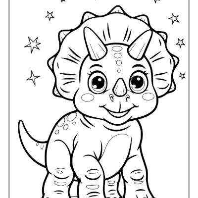 Dinosaur Coloring Pages 20 Free Printable PDF