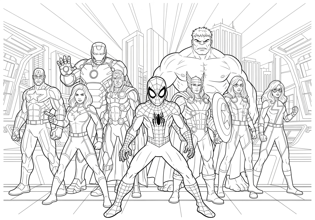 spiderman coloring pages printable