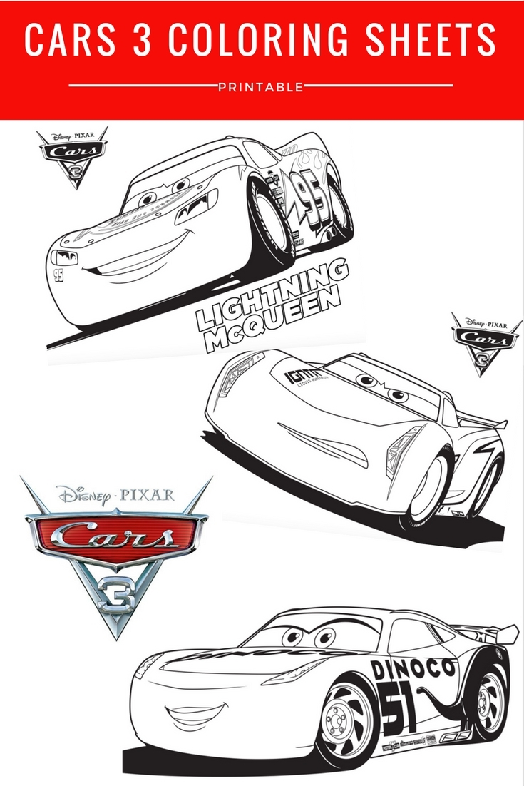 Disney Pixar Cars 3 Coloring Sheets Free Printable Life Family Joy Disney Pixar Cars 3 Coloring Sheets Free Printable Life Family Joy