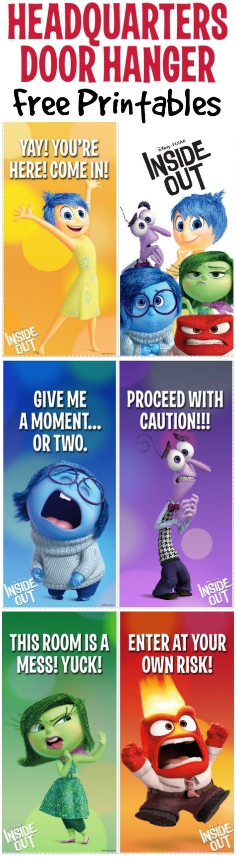 inside out characters printable
