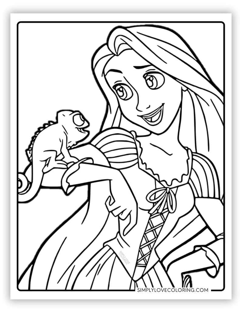 free princess coloring pages printable