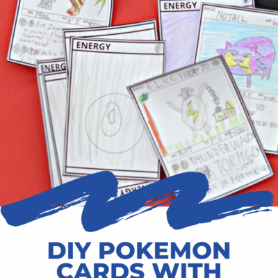 DIY Pokemon Card Templates Free Printable And Next Comes L Hyperlexia Resources