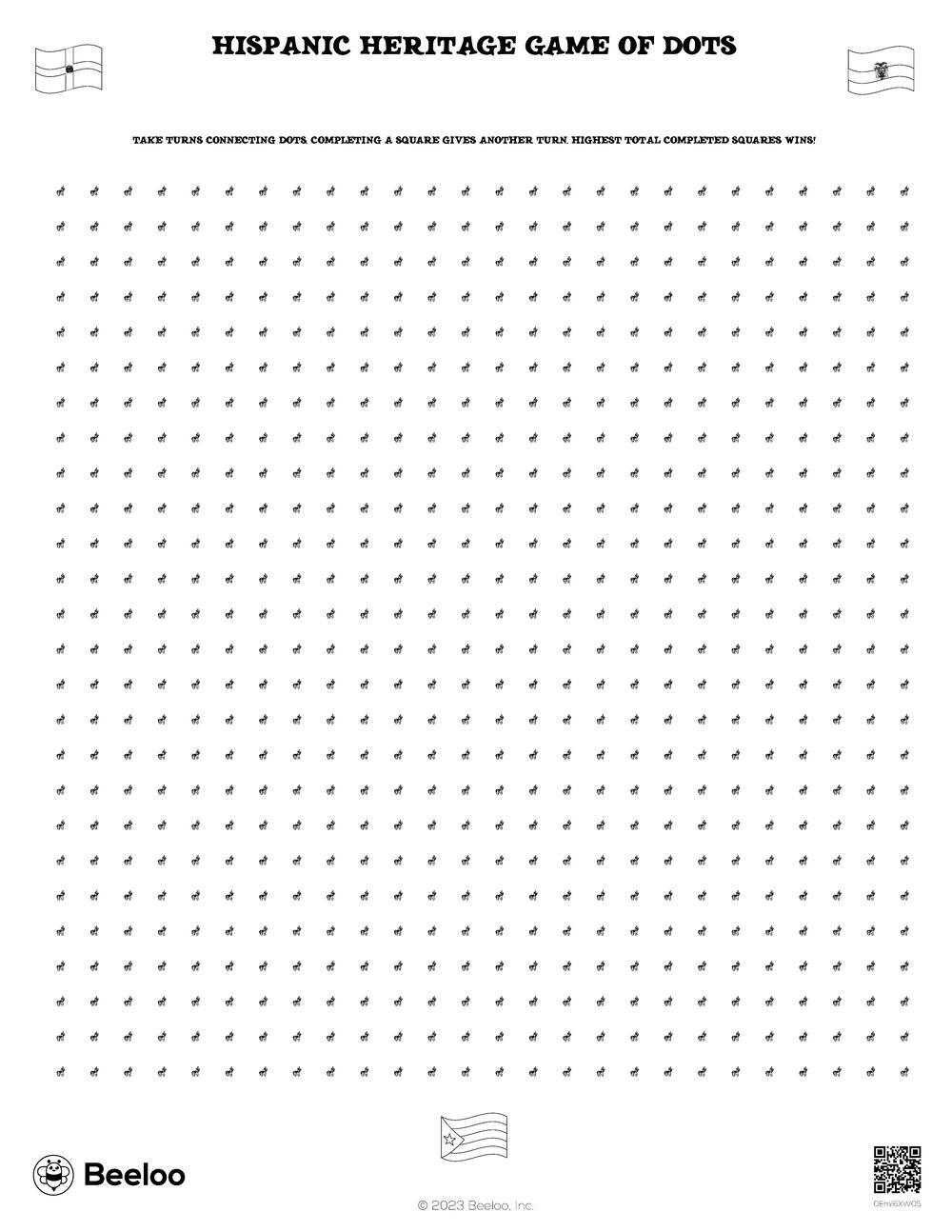 dots and boxes printable