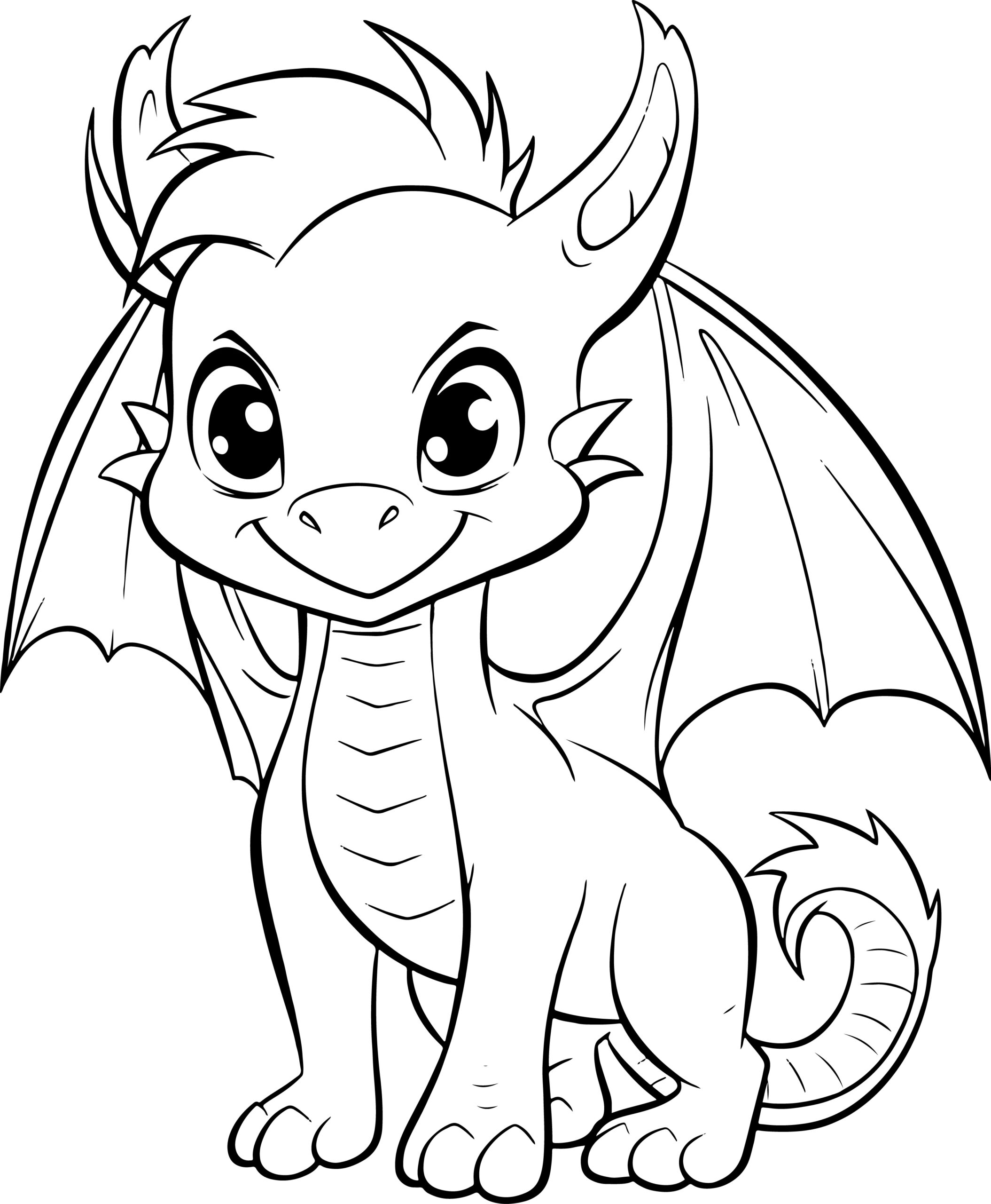 dragon printable color page dragon printable color page
