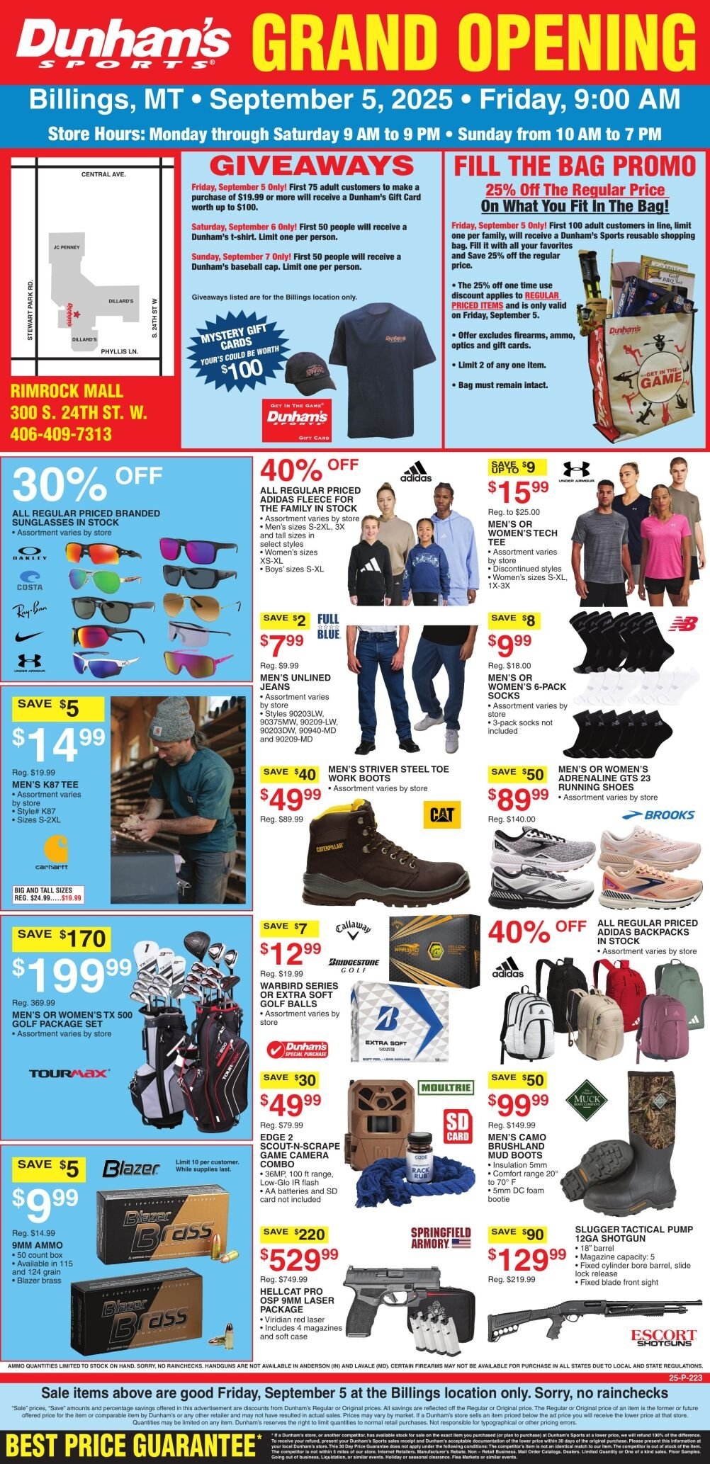 DUNHAMS SPORTS Ad From 2025 09 04