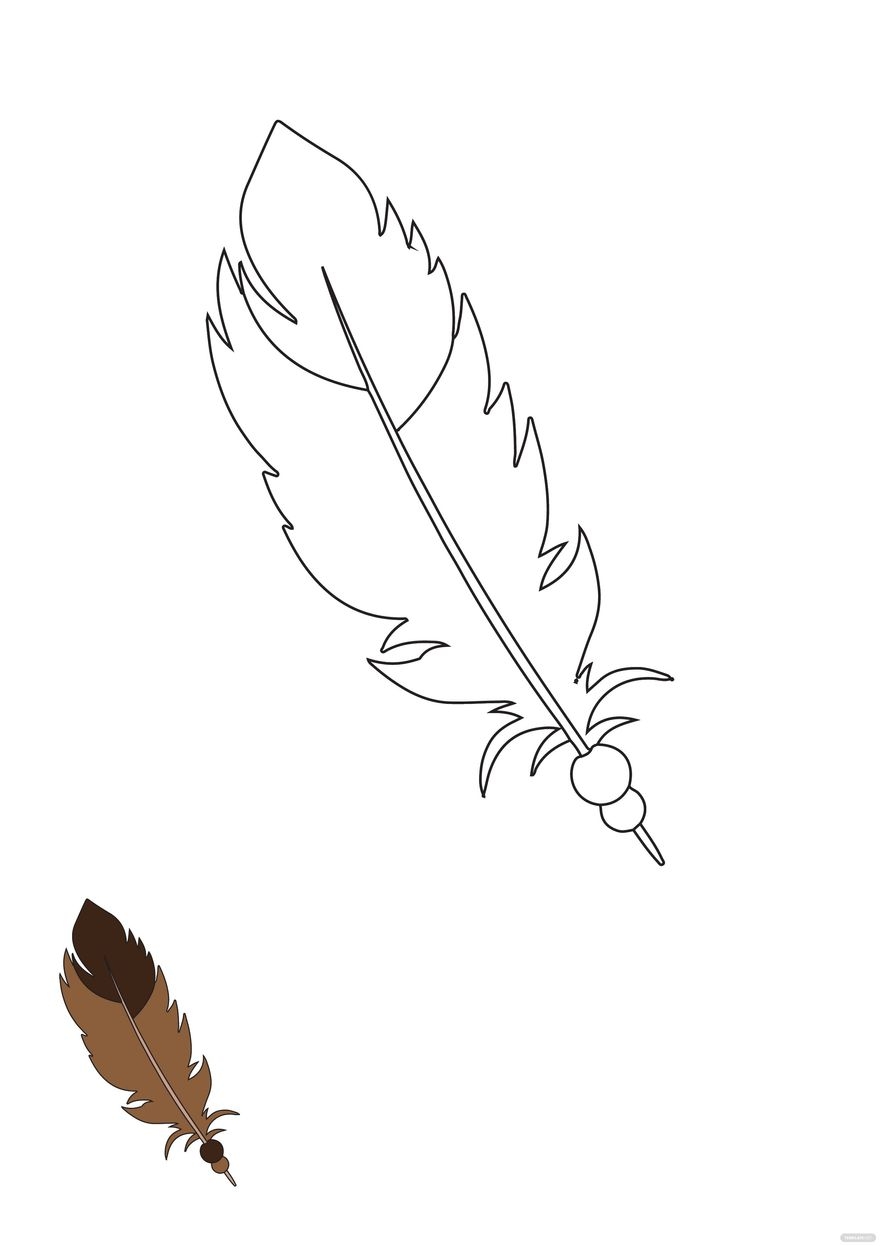 printable feather template