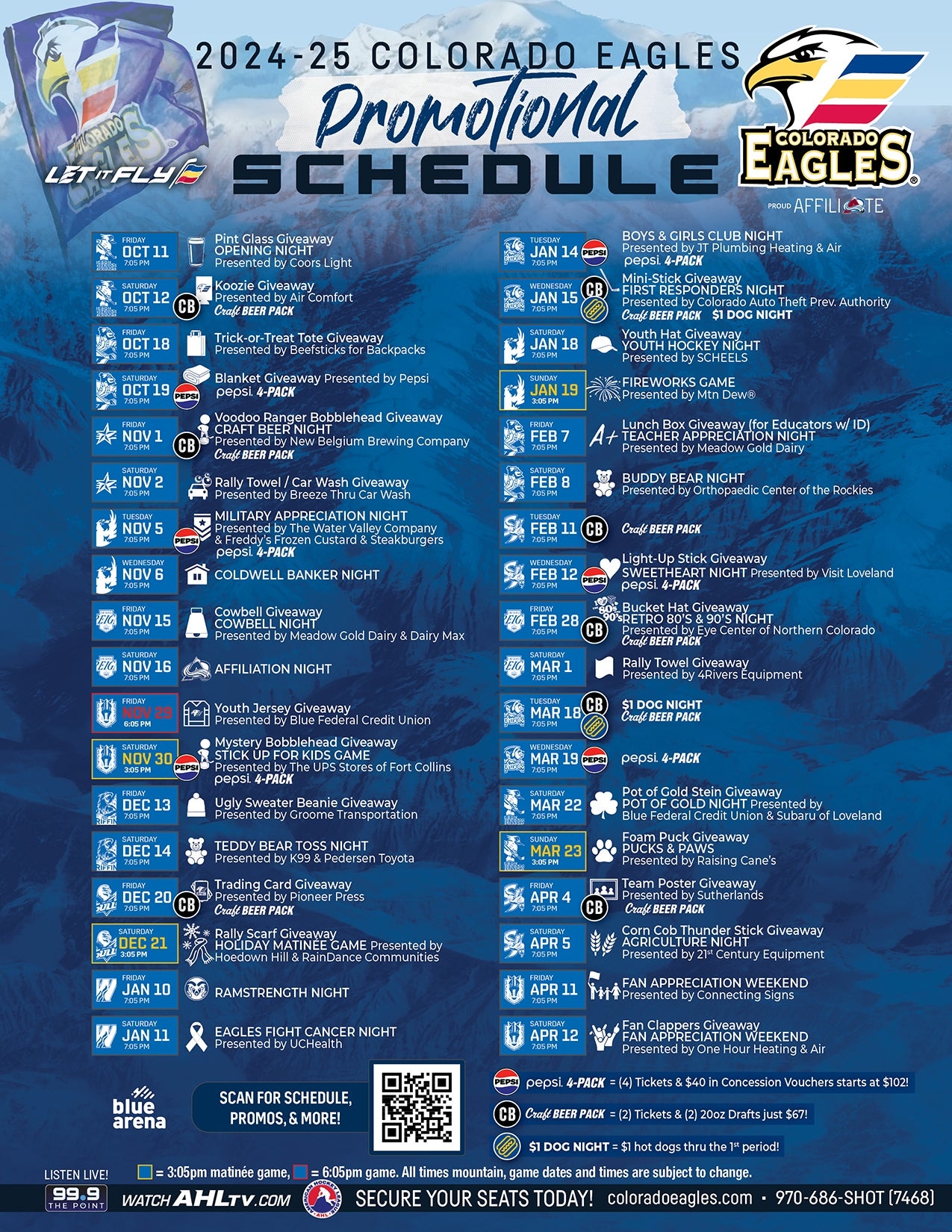 printable eagles schedule 2024