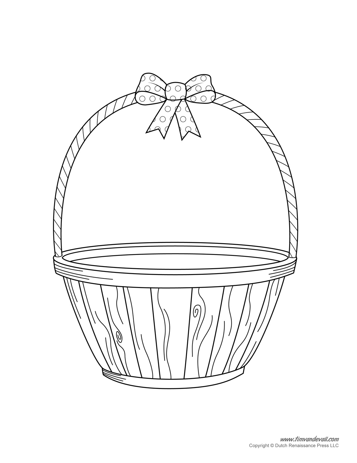 Easter Basket Template Tim s Printables Easter Basket Template Tim s Printables
