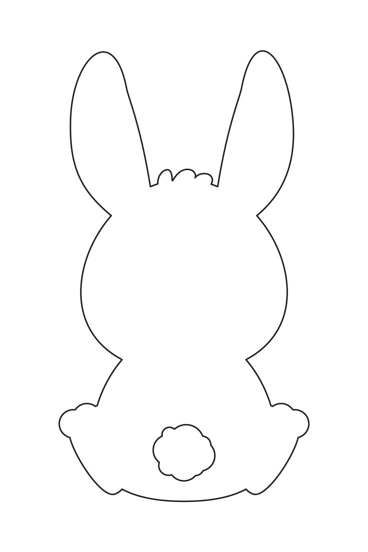bunny printable template