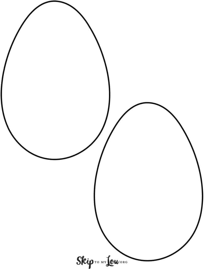 Easter Egg Templates With Pictures For FUN Easter Crafts Skip To My Lou