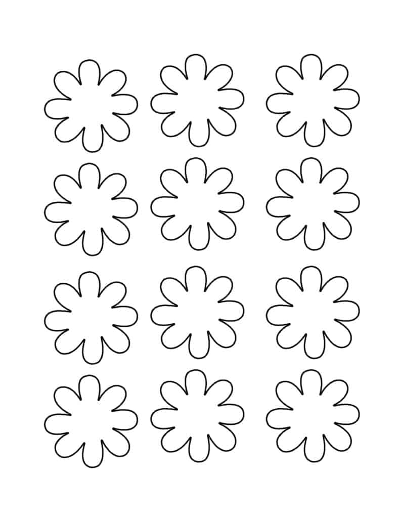 daisy template printable