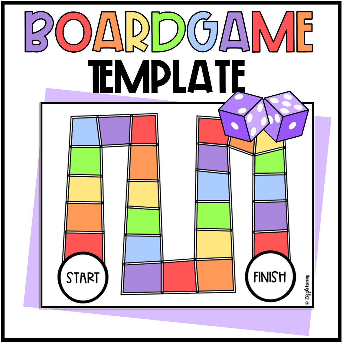 printable board game template