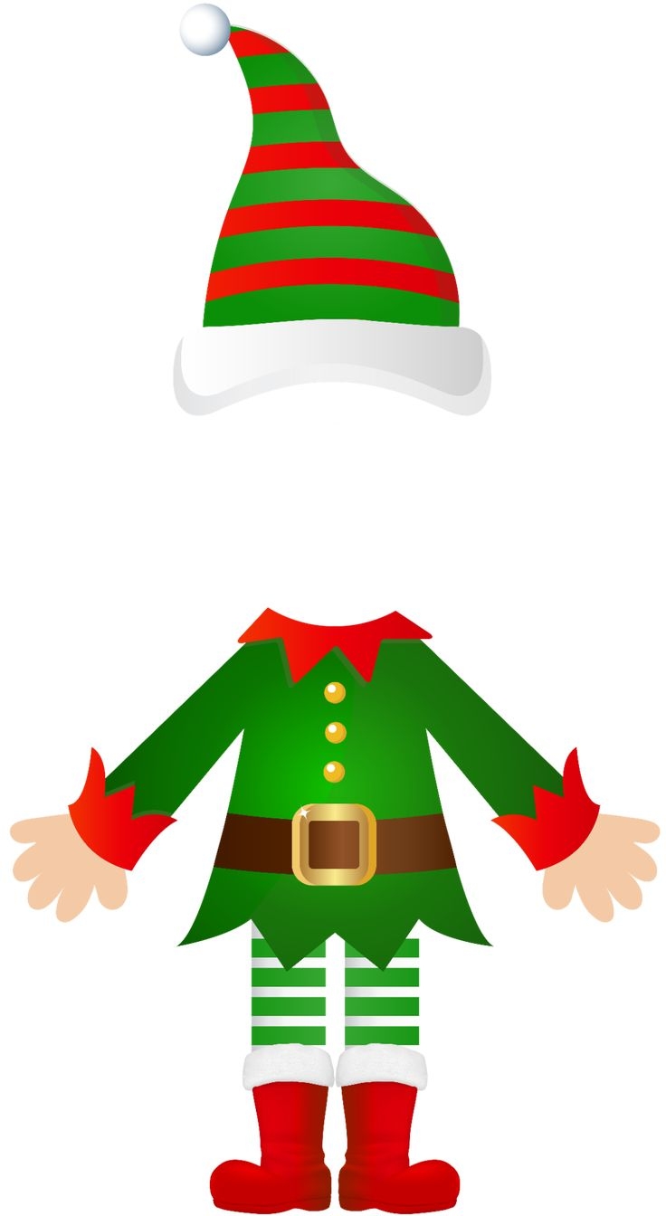 Elf Yourself Blank Printable PNG Template