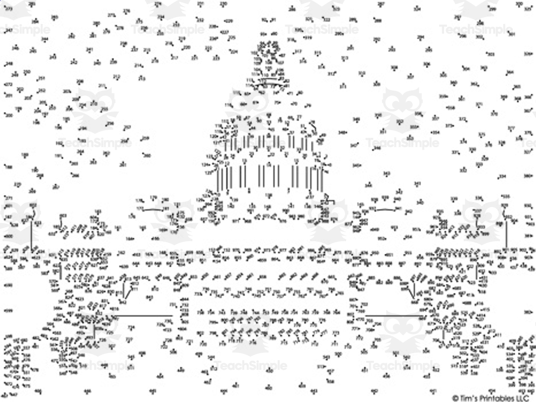 Extreme Difficulty Dot to Dot PDF United States Capitol Building By Teach Simple Extreme Difficulty Dot to Dot PDF United States Capitol Building By Teach Simple
