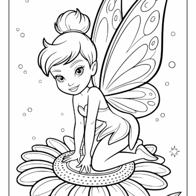 Fairy Coloring Pages Free Printable PDFs