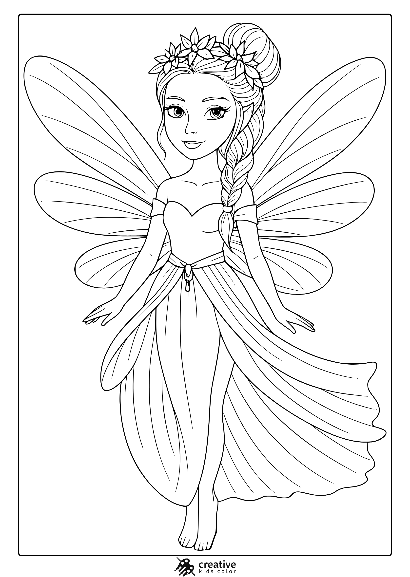 Fairy Coloring Pages Free Printable PDFs  Fairy Coloring Pages Free Printable PDFs