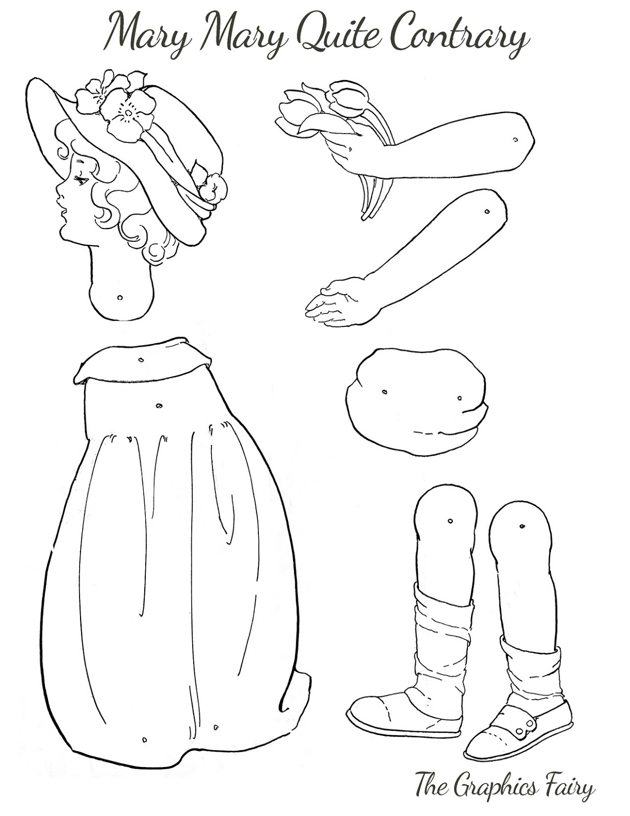 Fairy Paper Dolls Printable Free 2025