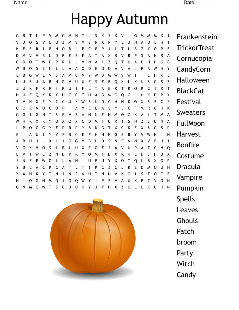 fall word search puzzles printable fall word search puzzles printable