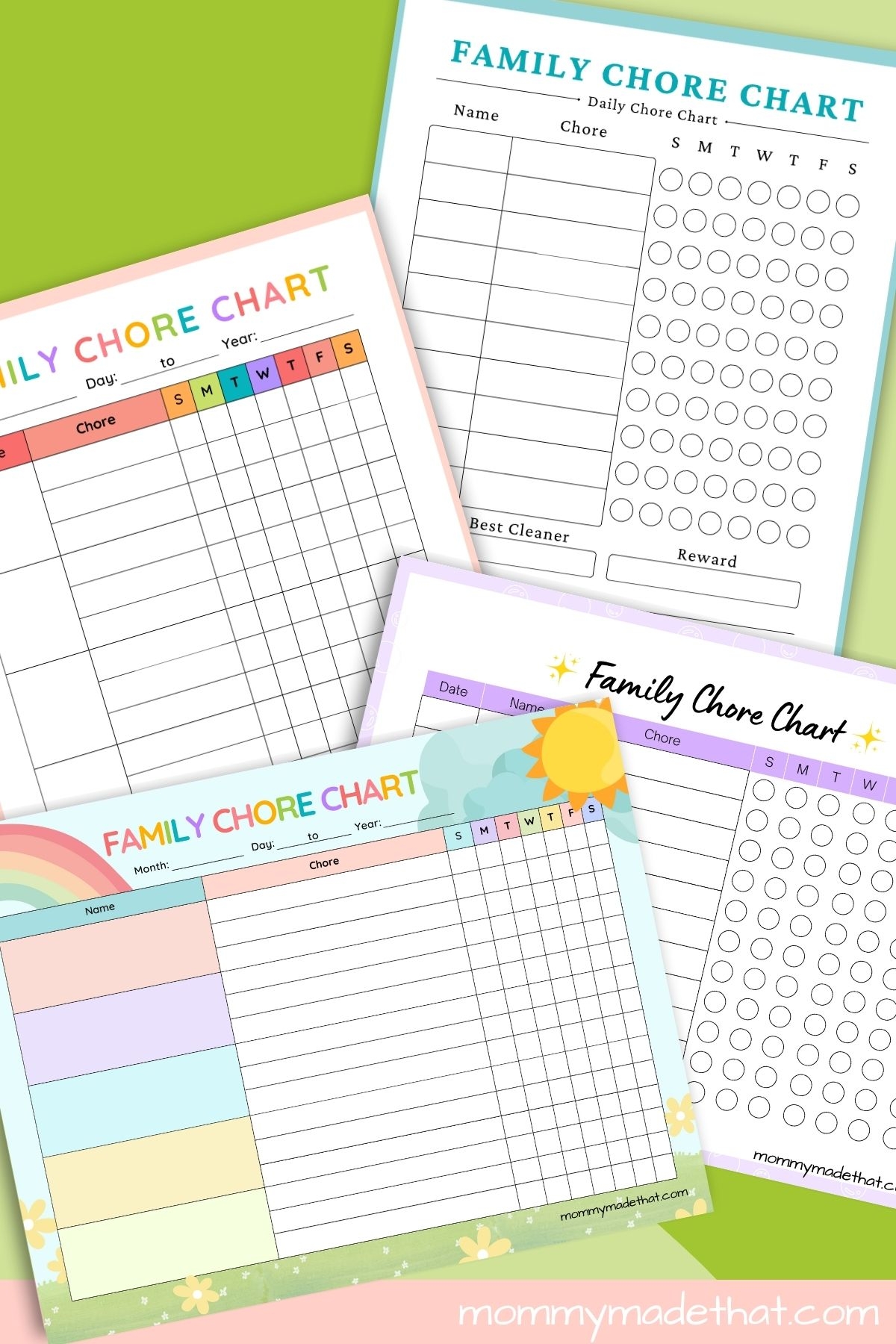 family chore chart free printable family chore chart free printable