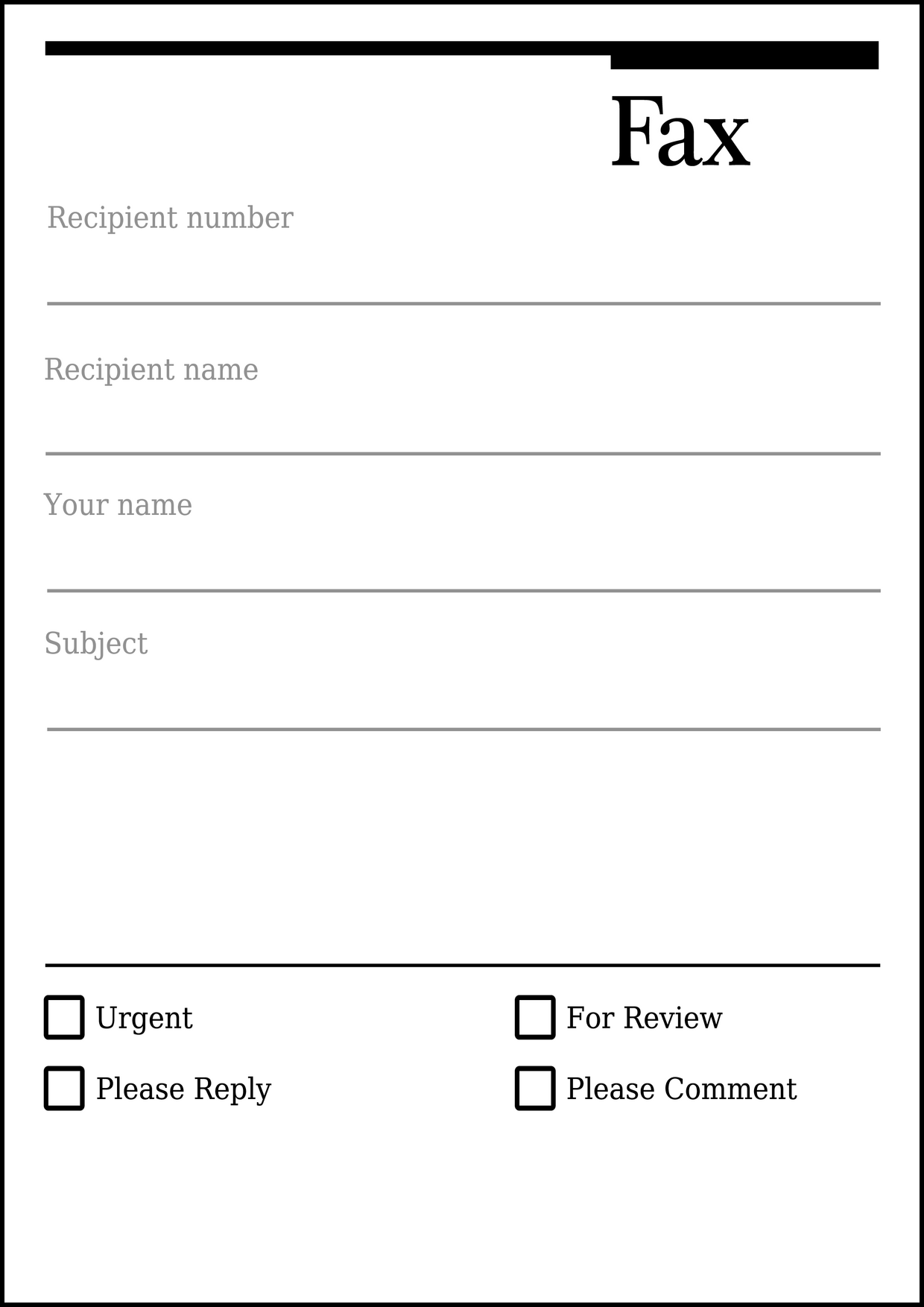 Fax Cover Sheet Free Fax Cover And Fax Templates  Fax Cover Sheet Free Fax Cover And Fax Templates
