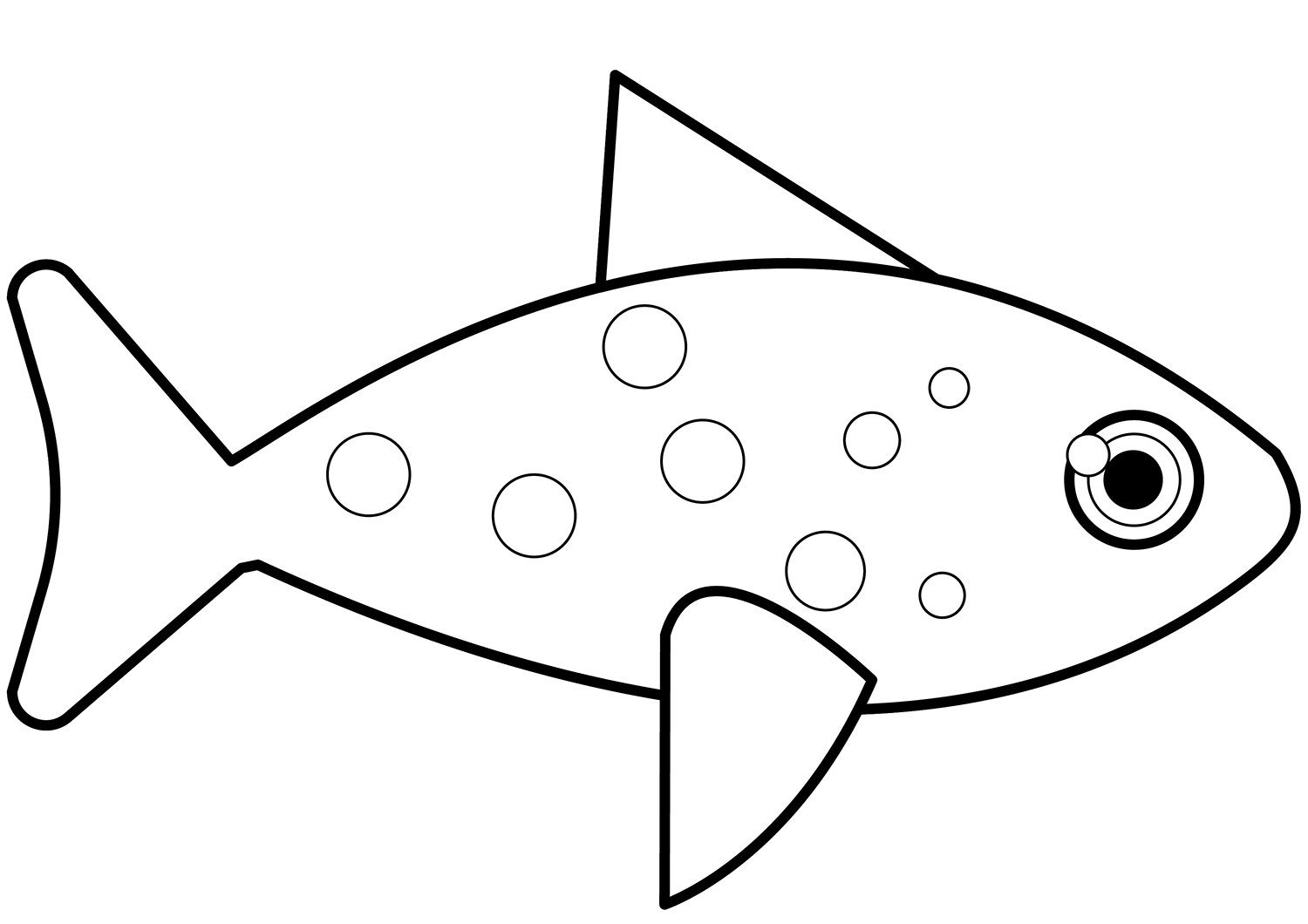 printable fish template