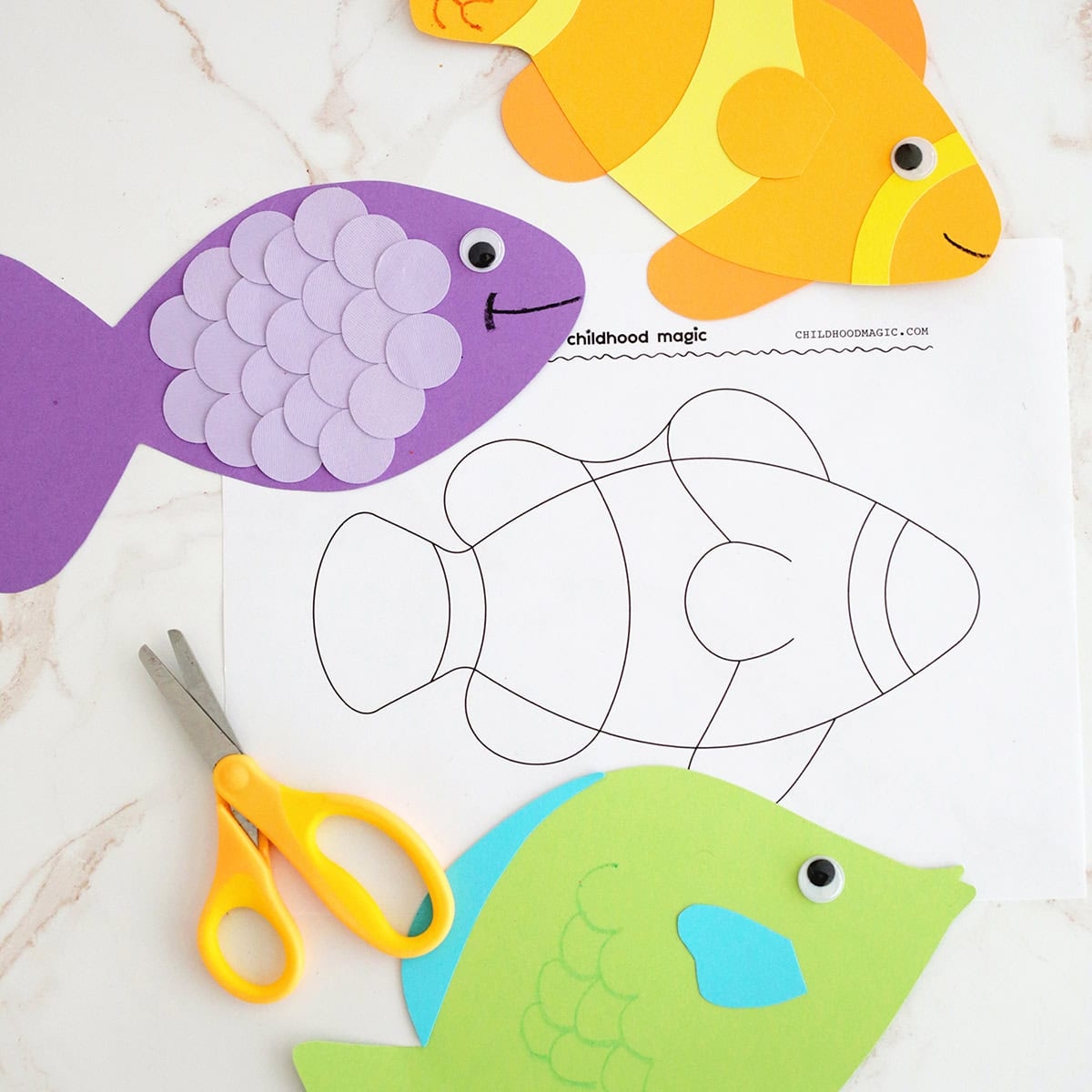 printable fish template free